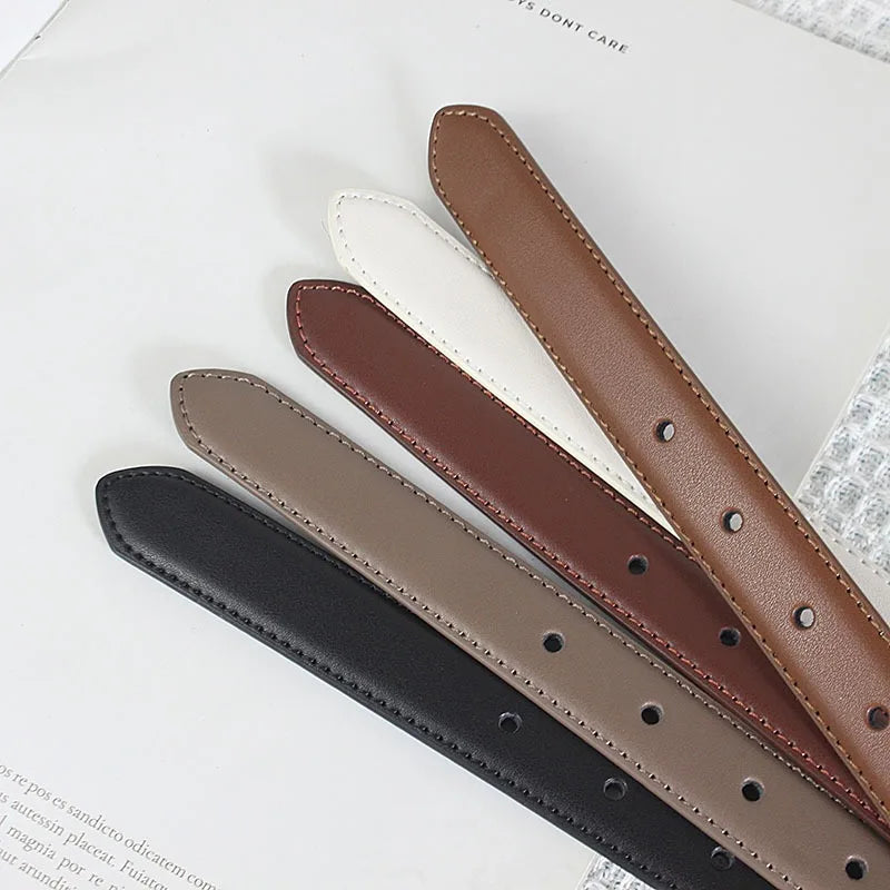 Belts Women Luxury Designer Cow Split Leather Metal Golden Buckle Letter M Belt Ladies Jeans Dress Accessories Waistband