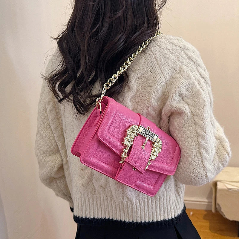 Elegant Ladies Handbag Shoulder Bag Made Of Genuine Leather By Luxury Brand Famous Designer Popular Classic Chic