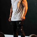 Men's Loose Tank Tops Casual Printed Sleeveless Muscle T-Shirt Workout Training Fitness Sleeveless Gym Tops Streetwear
