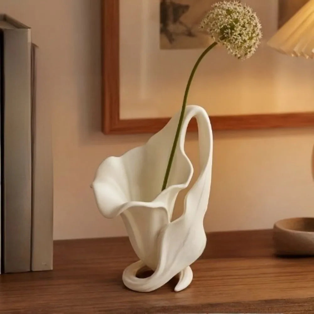 3D Printed Desktop Decoration Creative Irregular Abstract Vase Tabletop