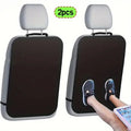1/2pcs Car Seat Back Kick Protectors Polyester Automotive Seat Covers, Protection from Dirt, Mud, Fit for Most Vehicles