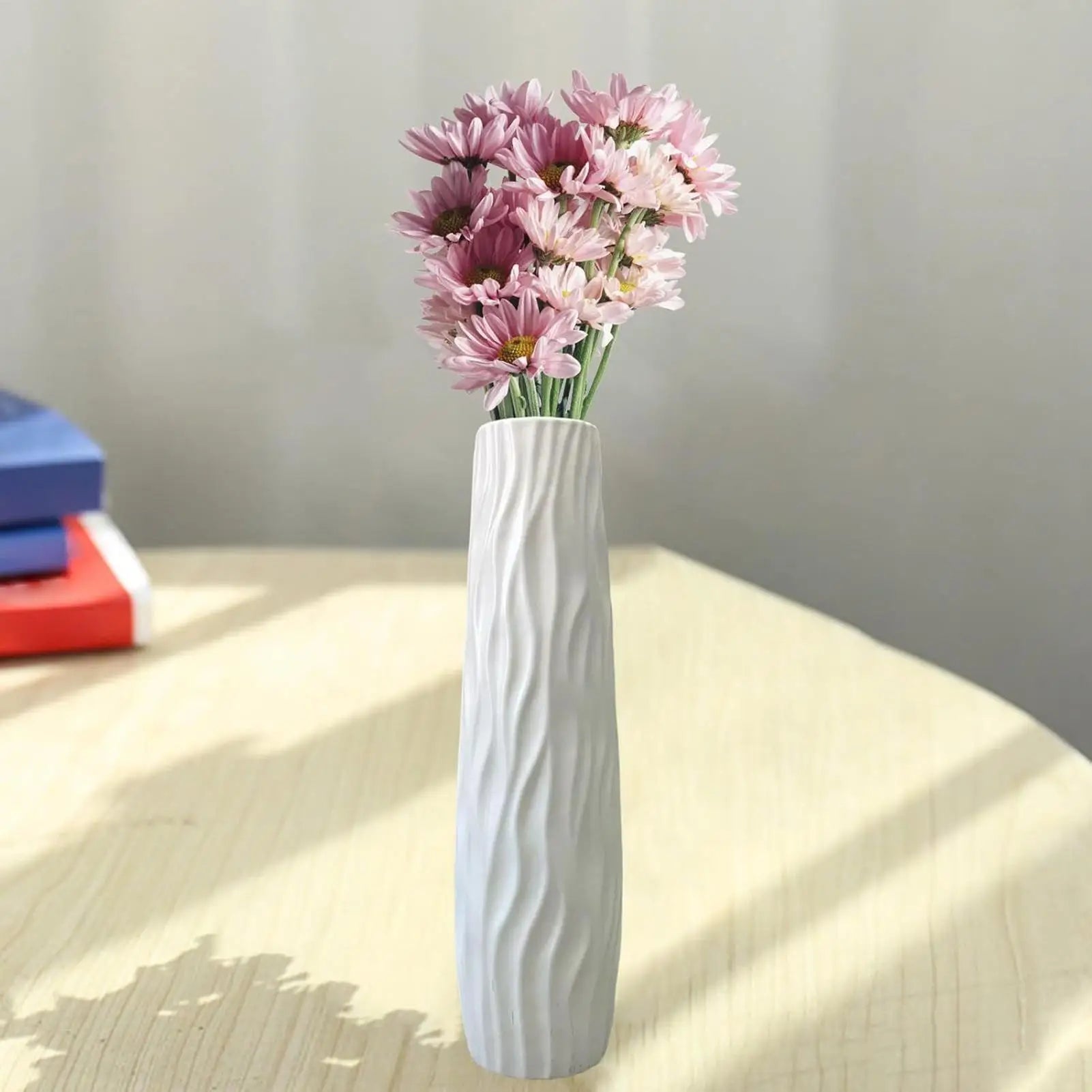 Tall Vases for Floor Textured Standing Decoration