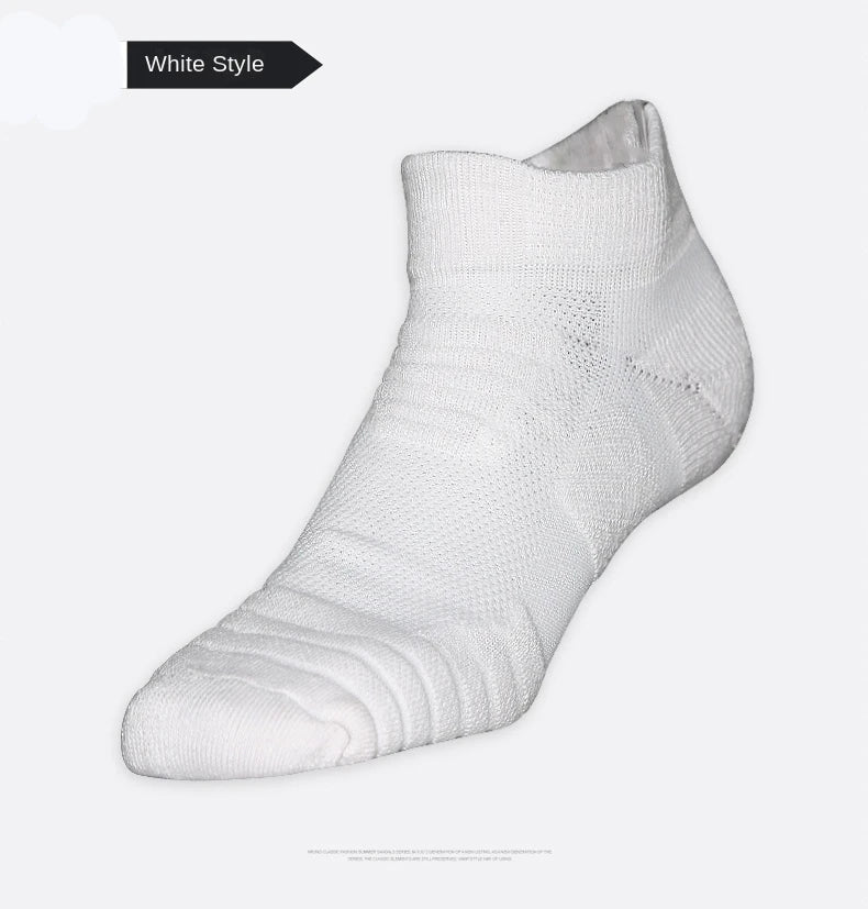 3 Pairs Breathable Mesh Athletic Terry Socks Cushioned Moisture-managing and Durable Reduces Foot for Running Hiking & Sports