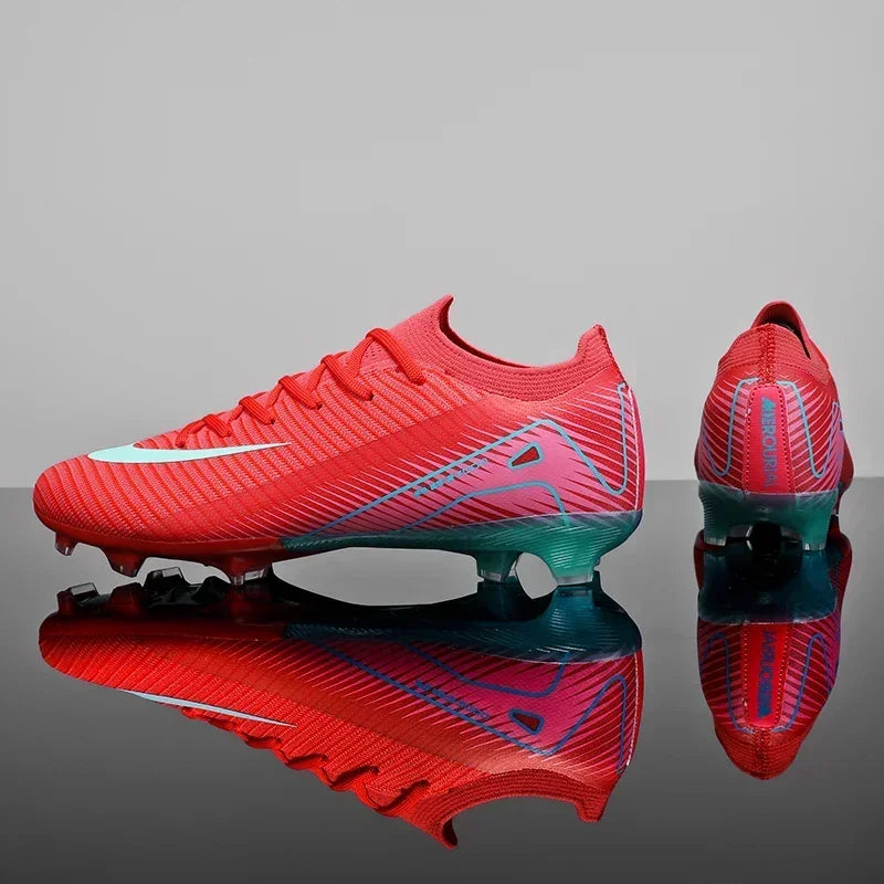 New Men Outdoor Football Boots Soccer Shoes Cleats Match Training TF/FG Grass Ankle Long Spikes Sport Hot-selling High-quality