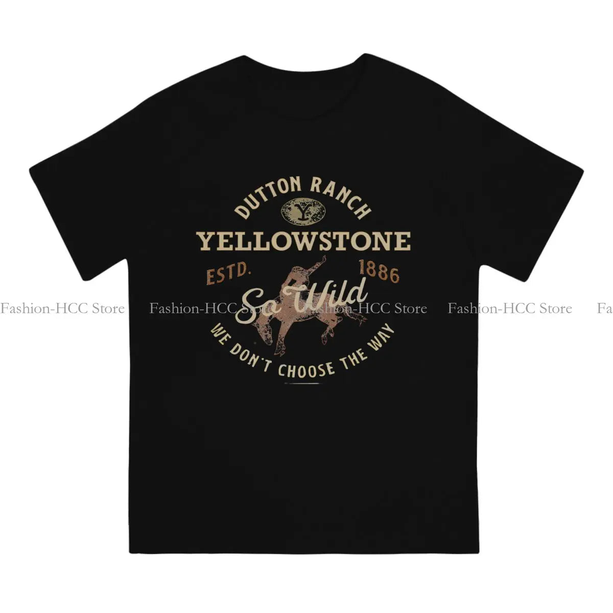 Yellowstone Dutton Ranch TV Show Men's T-shirt So Wild Vintage Rodeo Individuality T Shirt Graphic Sweatshirts Hipster