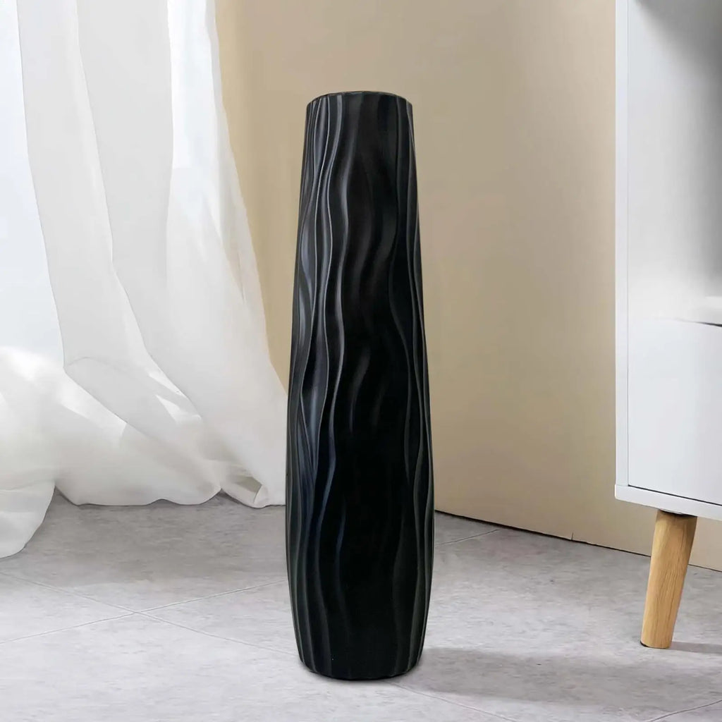 Tall Vases for Floor Textured Standing Decoration