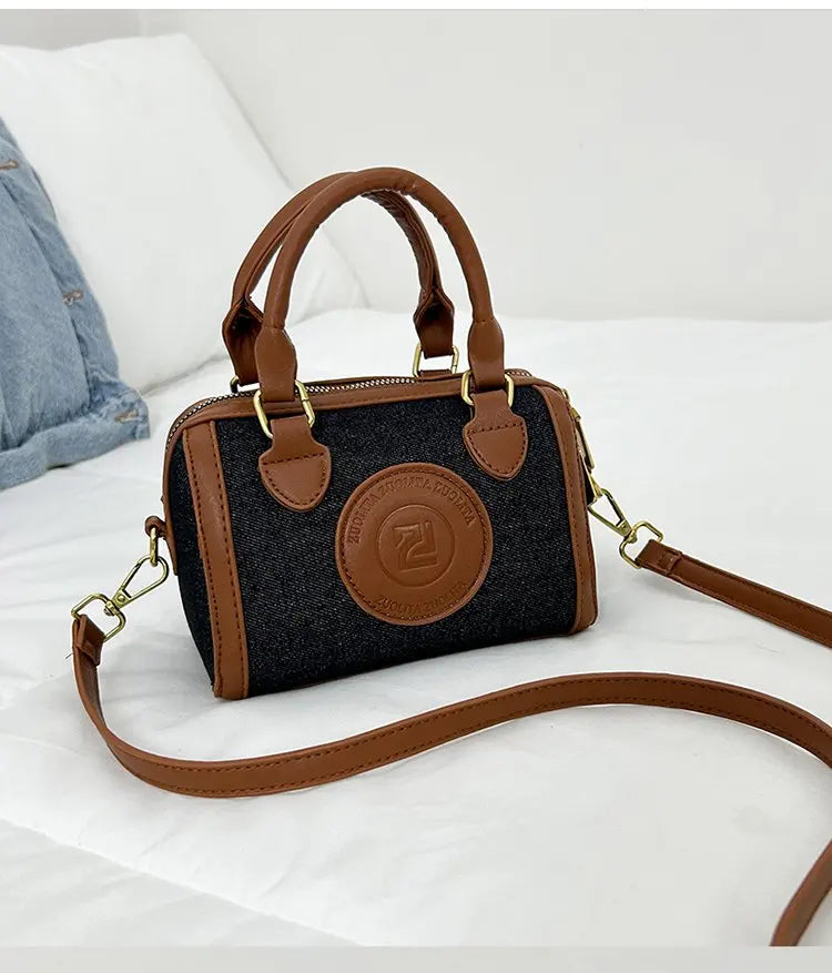 Famous Designer Leather Women's Tote Bag Luxury Brand Popular Classic Fine Craftsmanship Elegant Vintage Commuter Bag