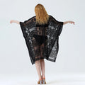 Swim Cover Up Lace White Beach Dress Sexy Long Cover up Woman Swimwear Bikini Tunic Long Pareos Robe Beachwear Outfit