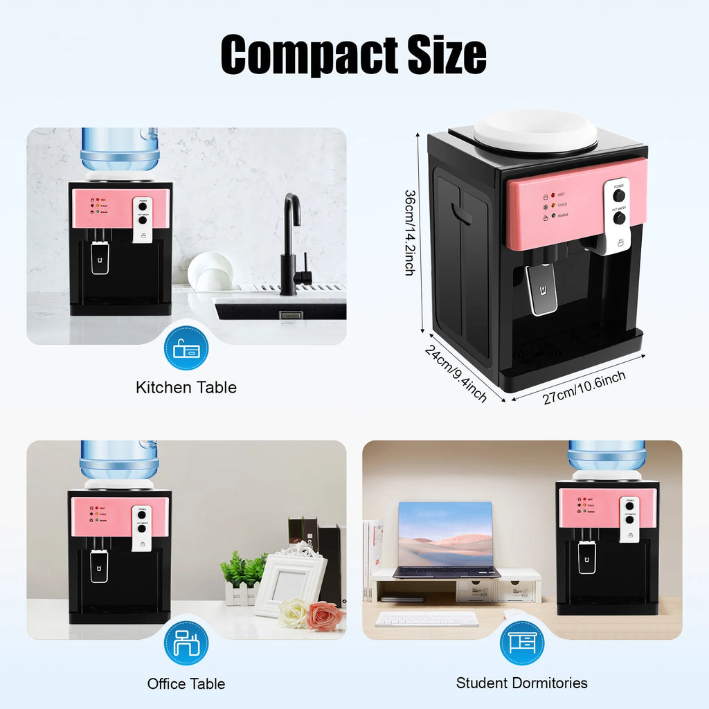 HS-09 Hot/Cold Desktop Electric Water Dispense Water Detachable Design Cooler Dispenser Water Cooler for Home Office