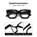 BARCUR Retro Fashionable Unique Leopard Pattern Reading Glasses for Women and Men – Stylish Clear Prescription Eyewear with Fashion Color Options – Trendy Rectangular Presbyopia Glasses with Personalized Gift Box for Daily Use