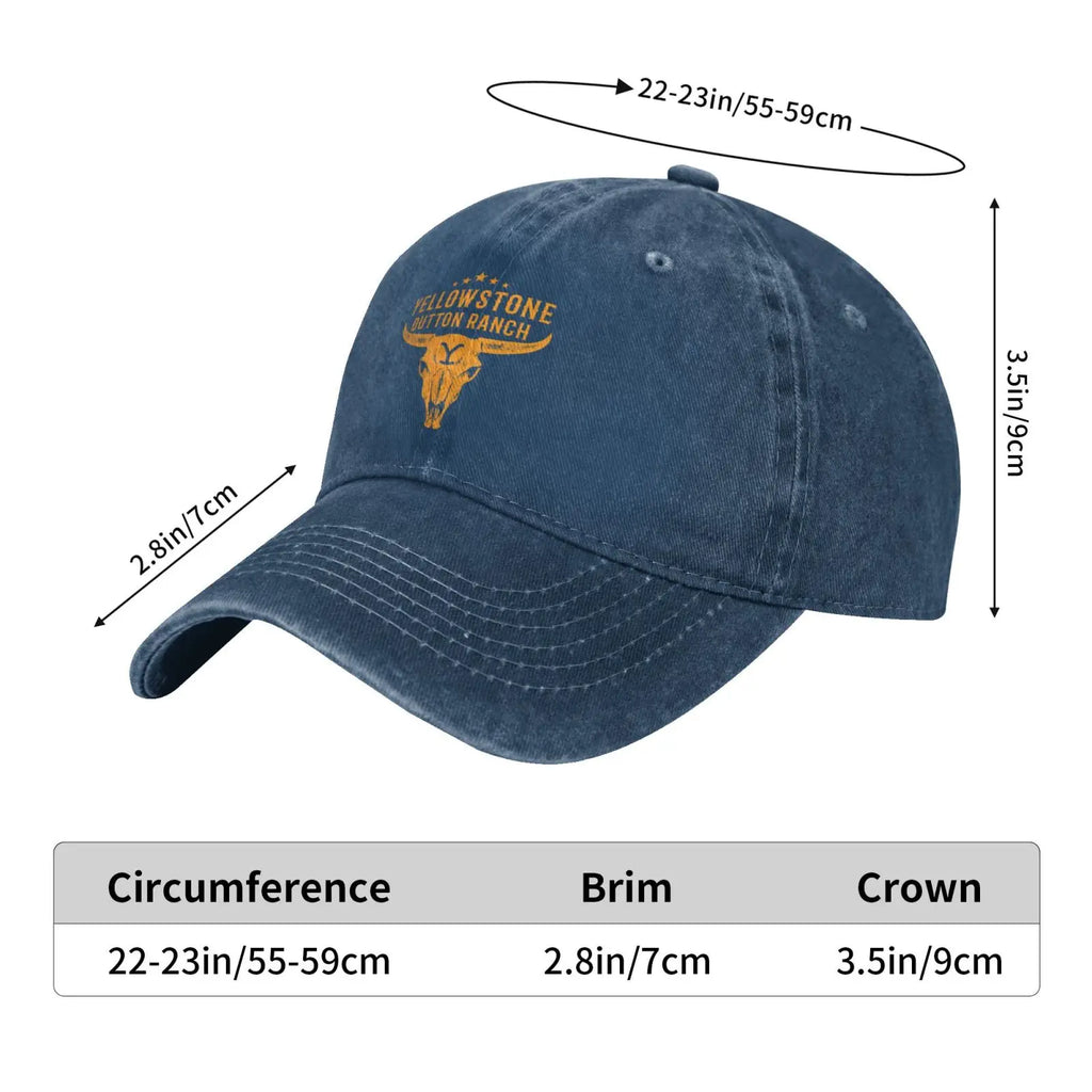 Yellowstone Dutton Rance Classic Men's Baseball Cap Retro Hat Trucker Cap