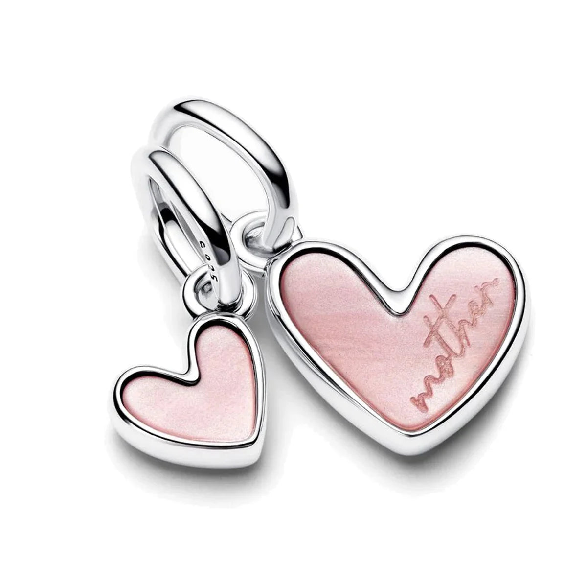 New Openwork Hearts Mum Bead Infinity Knot Dangle Charm Fit Original Pan Bracelet DIY Valentine's Day Gift Women Jewelry