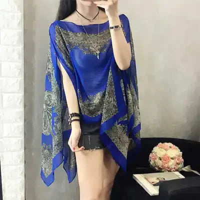 Fashion Woman Scarf Shawl Beach Cover-Ups Blouses Sun Protection Cardigan Summer Beach Holiday Cardigan Women Long Blouses Tops