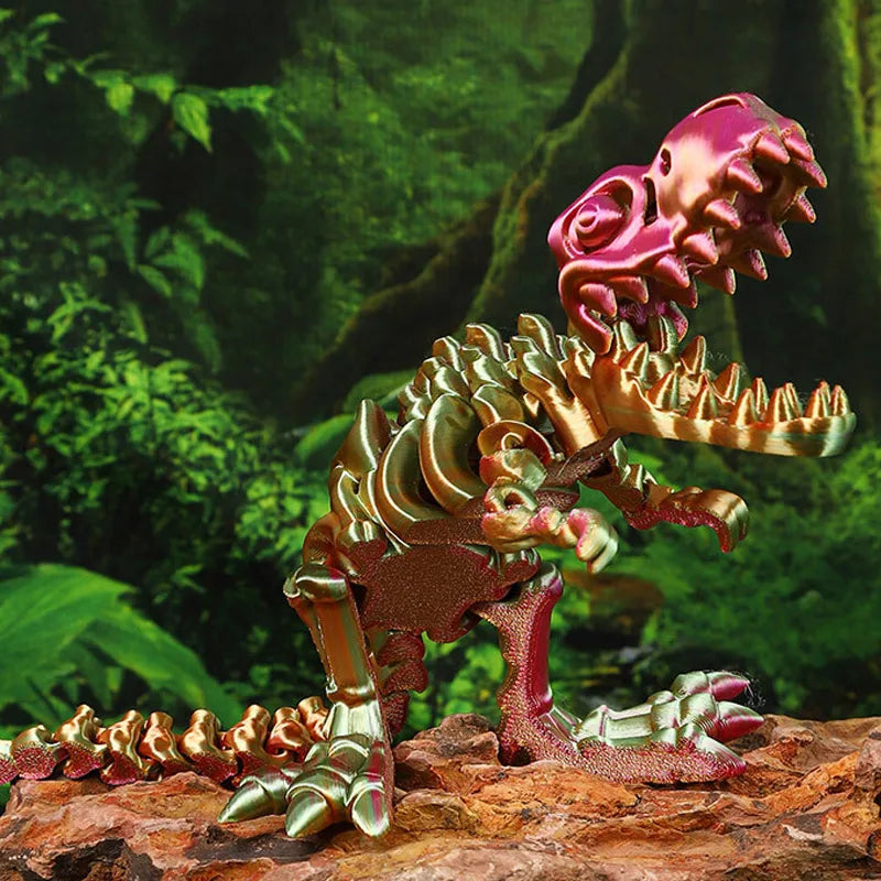 3d Printed T Rex Animals Miniature Figurines Dinosaurs Toy Child Anti-stress Birthday Gifts Children for Guests Surprises Gift