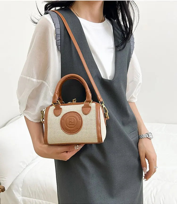 Famous Designer Leather Women's Tote Bag Luxury Brand Popular Classic Fine Craftsmanship Elegant Vintage Commuter Bag