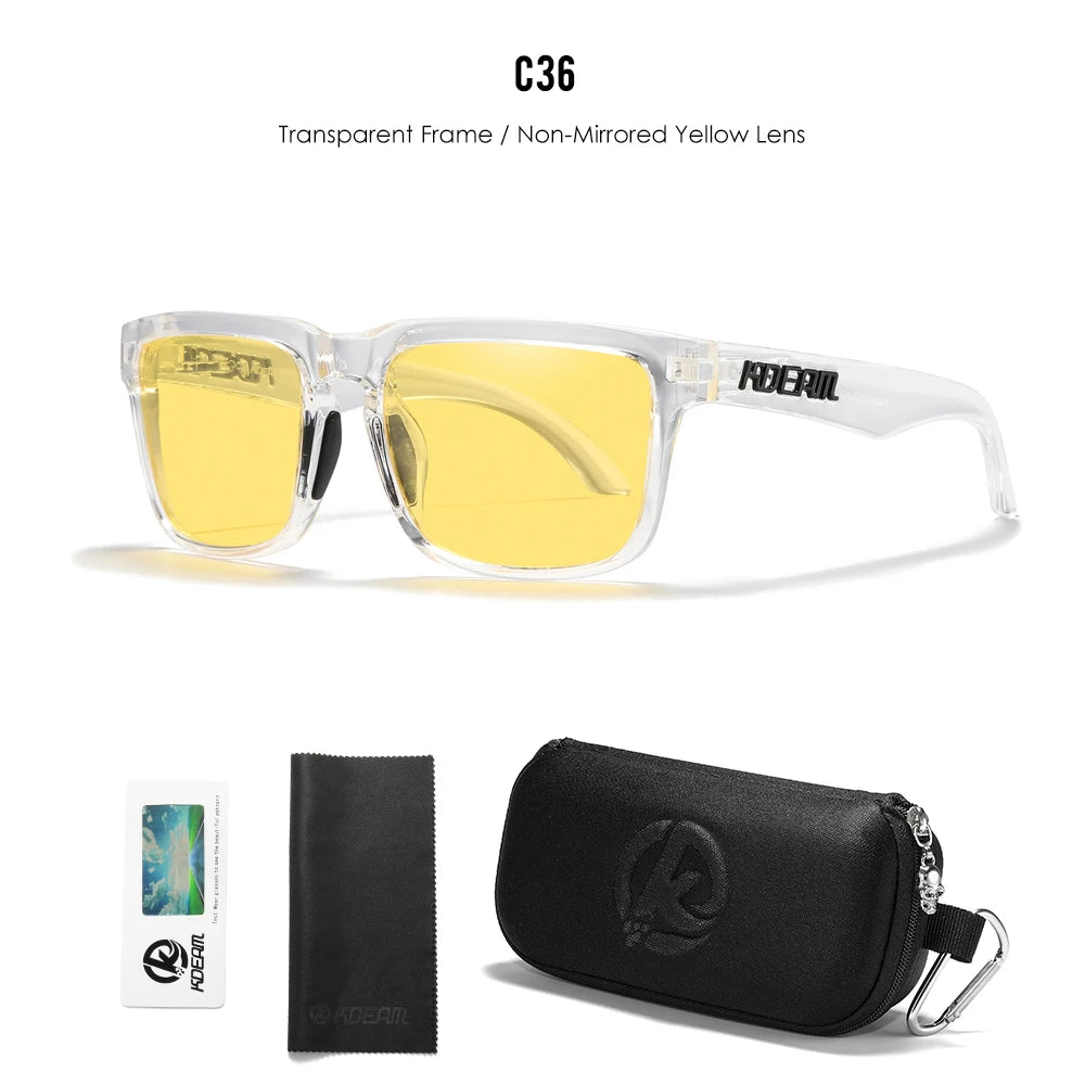 KDEAM Men's Square Sunglasses