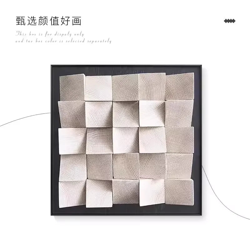 European-style Minimalist  Wall Art Living Room Decoration Vertical Decor Dining Room Foyer Irregular Wall Art Home Decoration