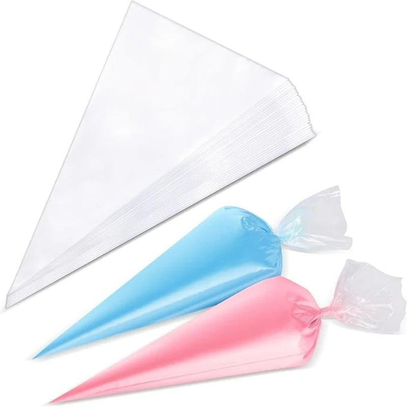 Disposable Piping Bags 100 Pcs 27cm Pastry Bags for Cake Decorating Icing Baking Kitchen Tools