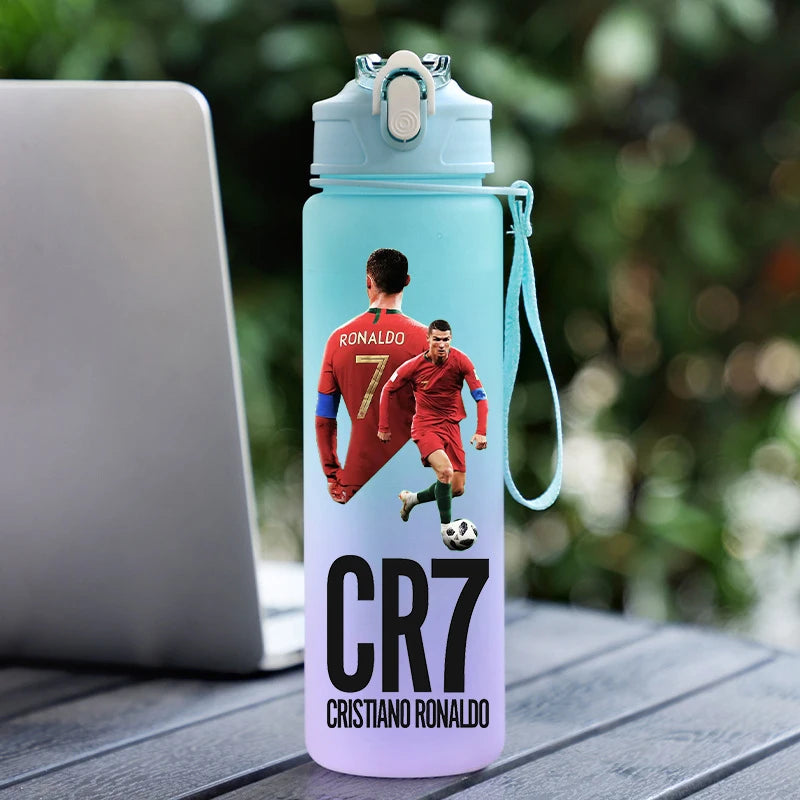 CR7 Cristiano Ronaldo World Football Stars High-value Large Capacity Portable Water Cup Drinking Bottle