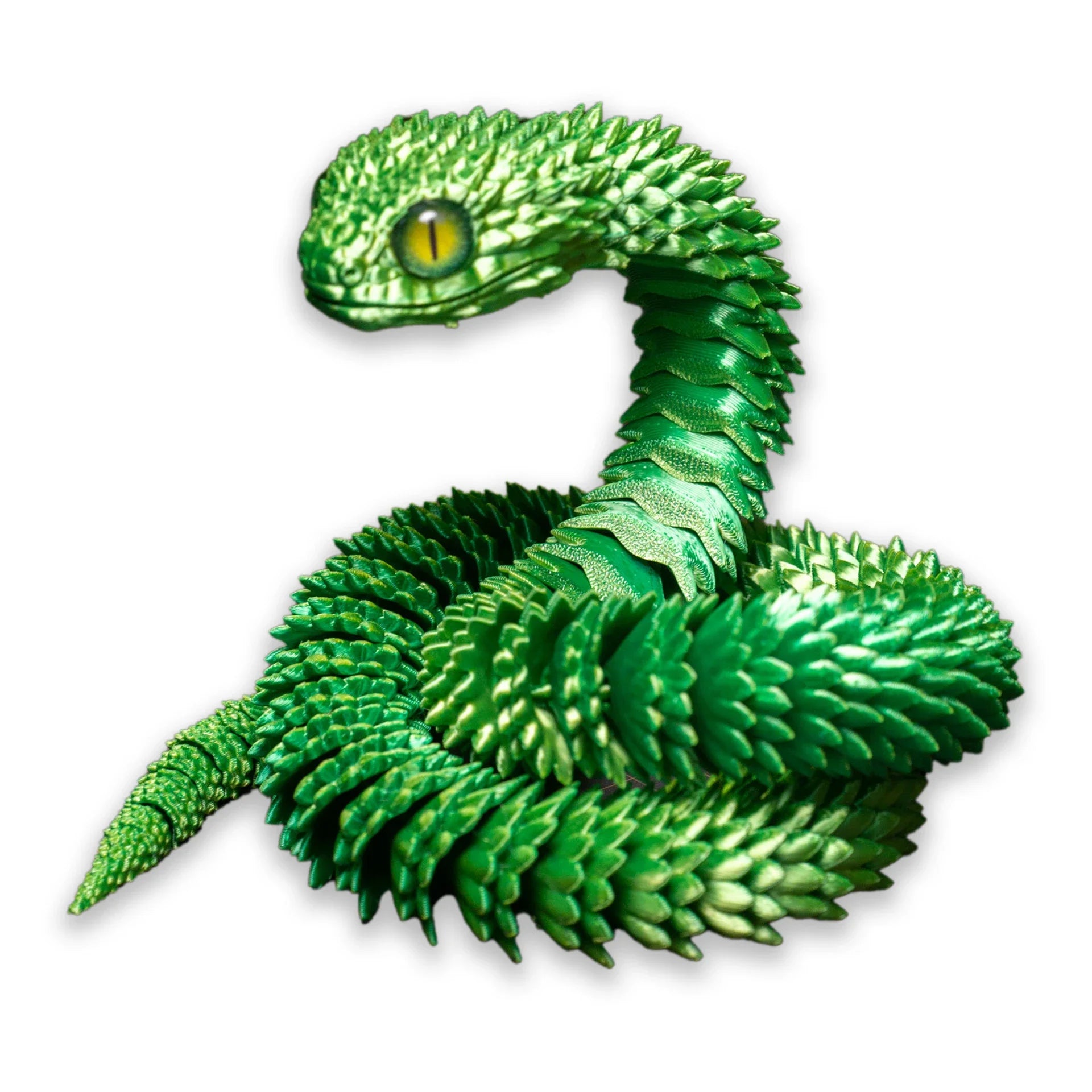 3D Printed Snake Movable Joint Simulation Snake Figurine Creative Home Office Desktop Ornament