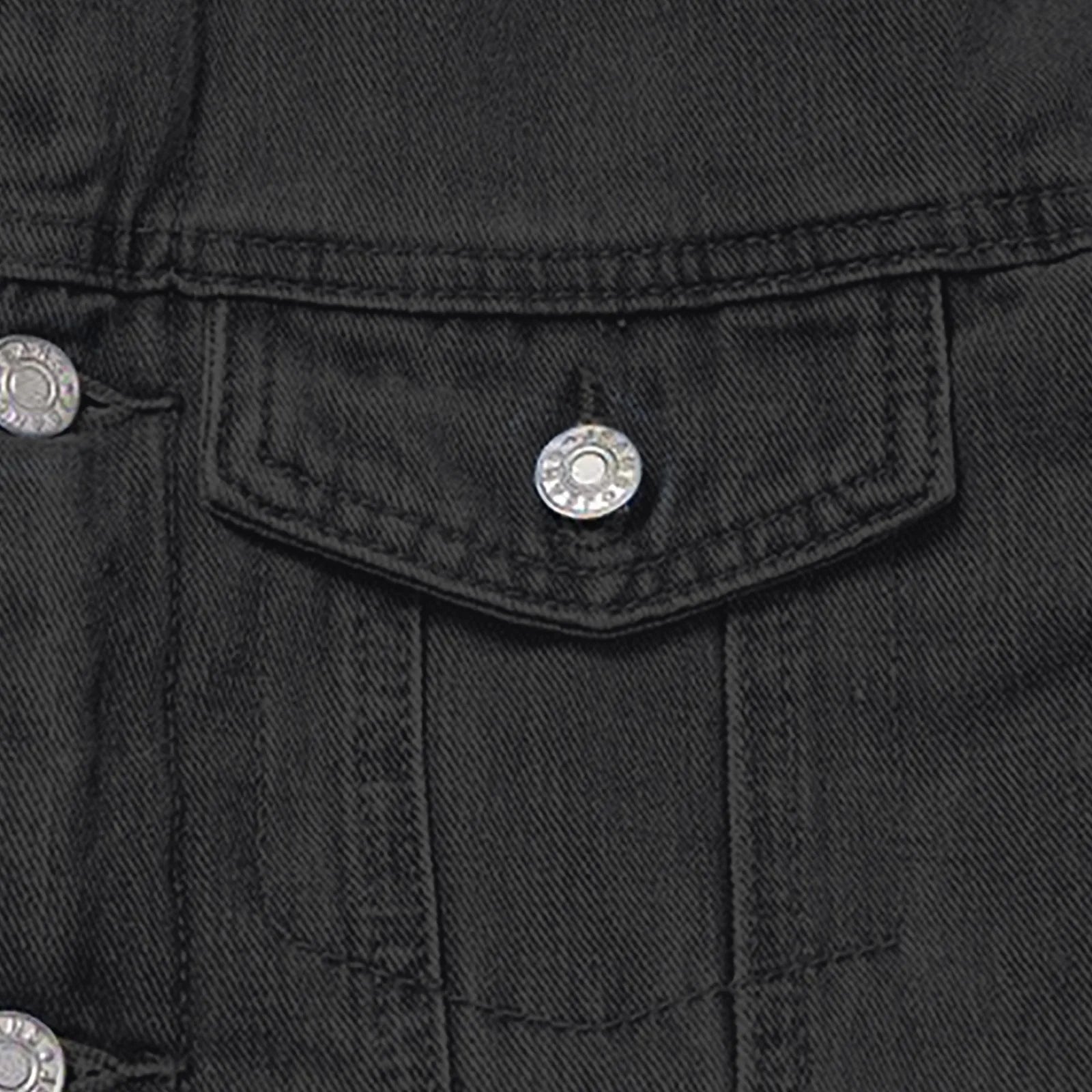 Men's Lined Denim Jacket Trucker Autumn Winter Vintage Fashion Cowboy Coat Plush Warm Outgoing Outwear