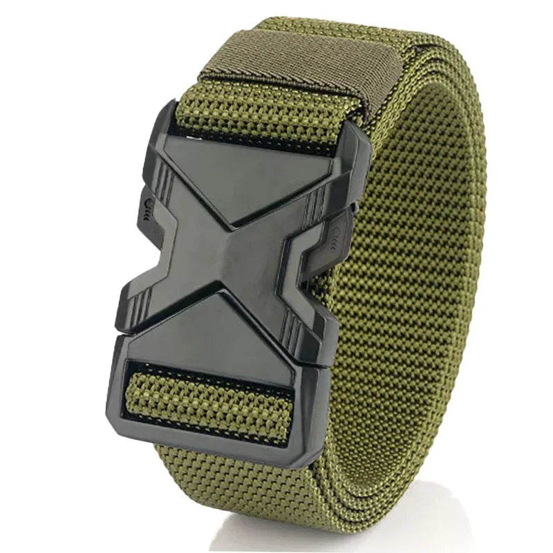 Men's belt buckle, woven lightweight and breathable, multi-functional outdoor casual and versatile commuting belt for men