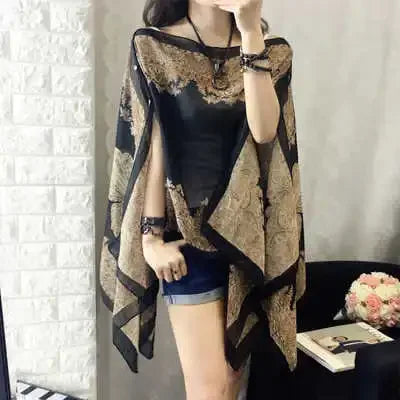 Fashion Woman Scarf Shawl Beach Cover-Ups Blouses Sun Protection Cardigan Summer Beach Holiday Cardigan Women Long Blouses Tops