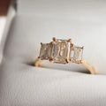 925 Sterling Silver Gorgeous Shiny Rectangle Zircon Ring For Women Engagement Wedding Romantic Luxury High Quality Fine Jewelry