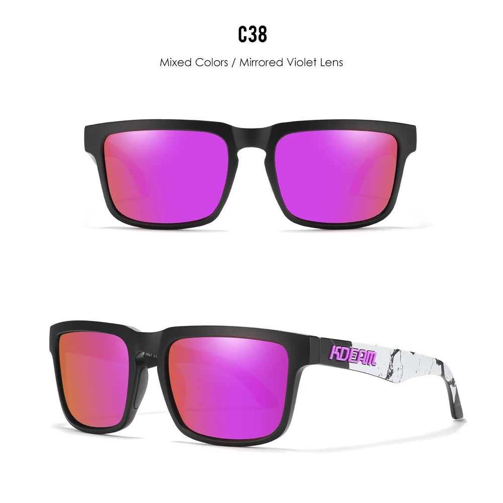 KDEAM Men's Square Sunglasses
