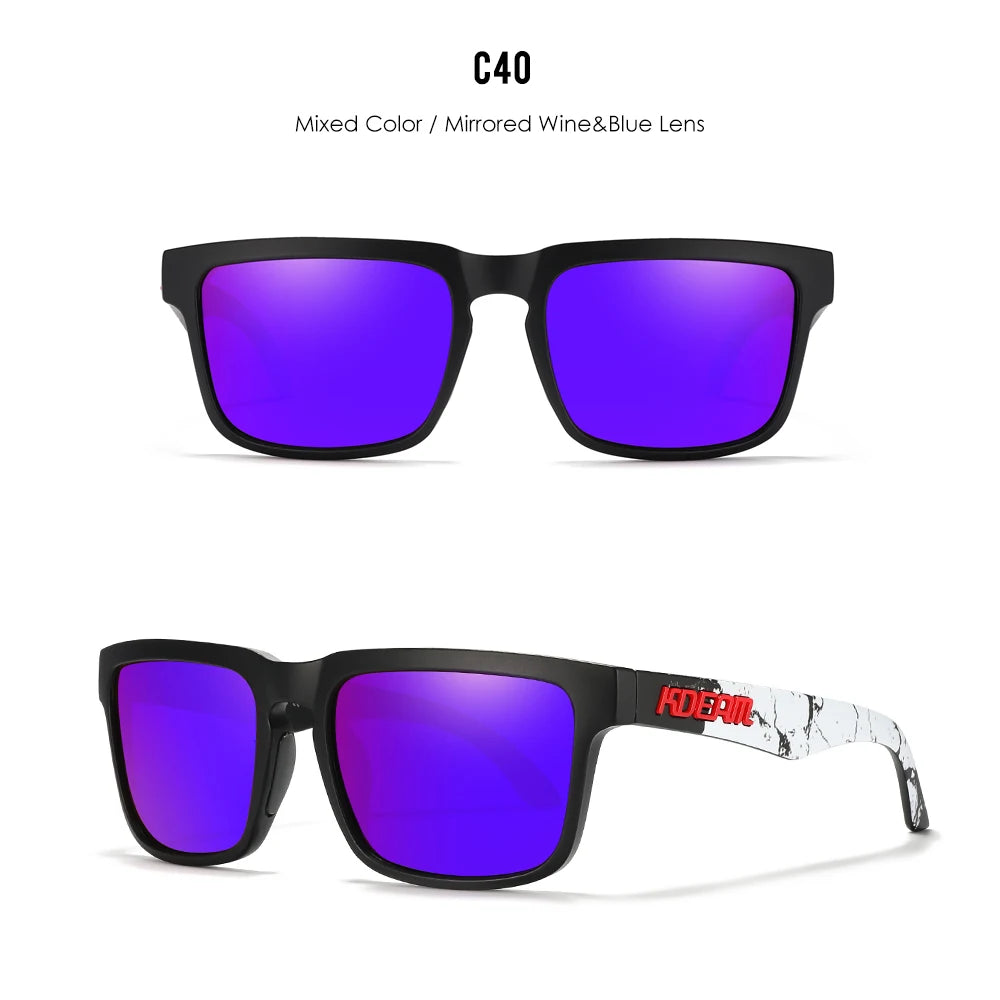KDEAM Men's Square Sunglasses