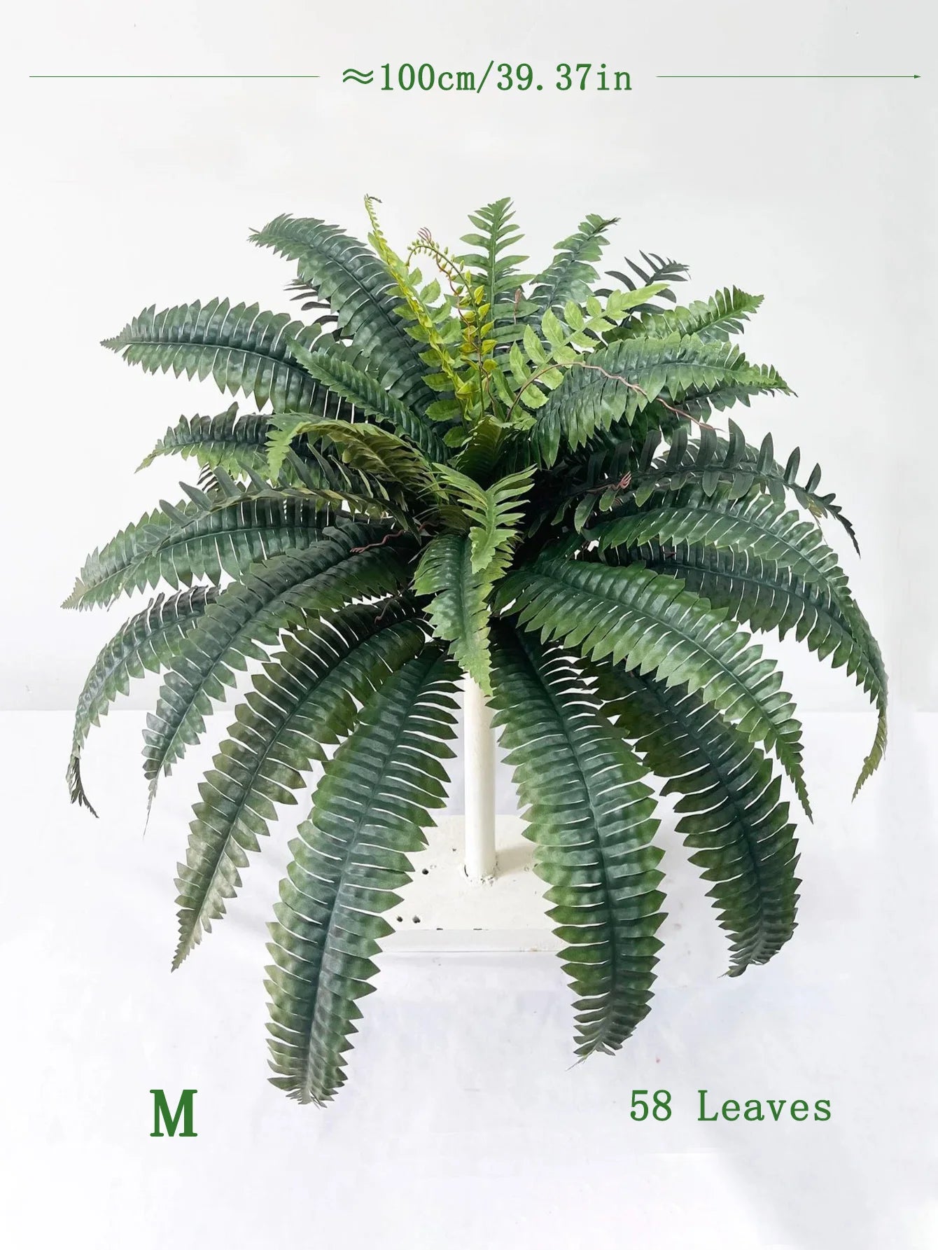 Leaves Artificial Boston Fern Large Hanging Plants