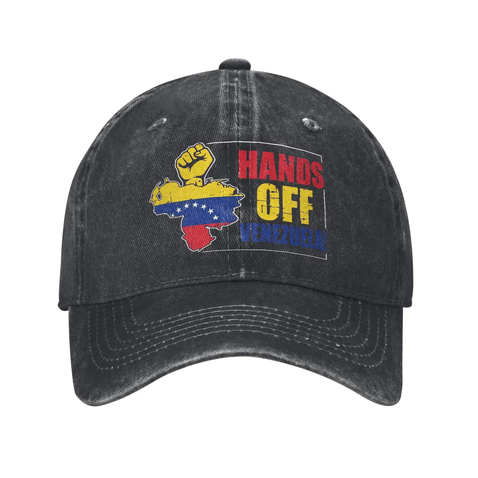 Men Women Venezuela Libre 2026 Free Venezuela  Print Hats Vintage Distressed Washed  Baseball Cap Adjustable