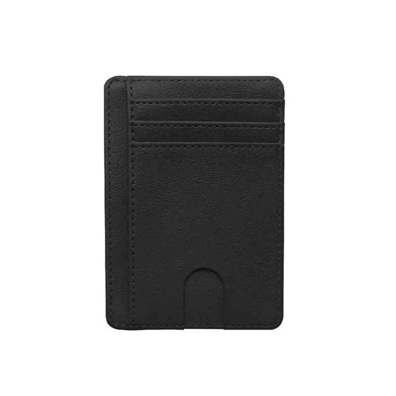8 Slot Slim RFID Blocking Leather Wallet Credit ID Card Holder Purse Money Case Cover Anti Theft for Men Women Men Fashion Bags
