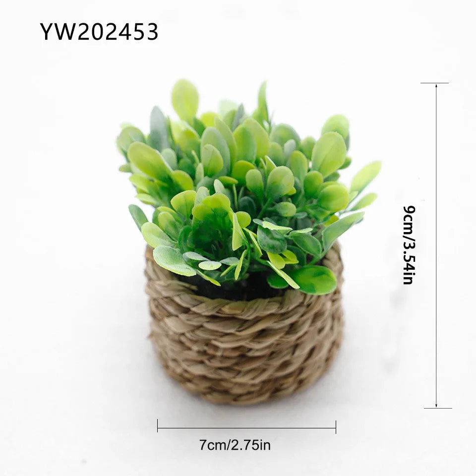 Green Artificial Potted Plant