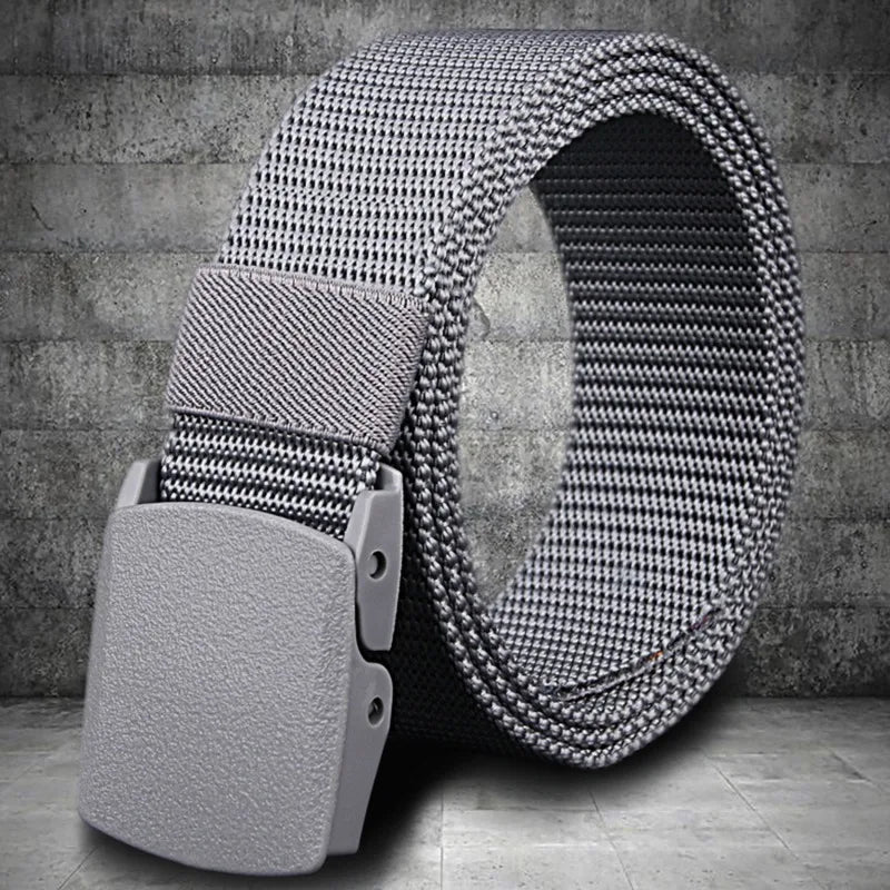 Men's Belt Outdoor Casual Canvas Belt Metal Free Training Nylon Tactical Belt With Pants Jeans Belt Sports Belts For Men Women