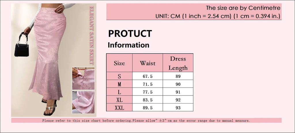 Pink Satin Skirts For Woman Elegant Slim Floral PRINT Skort Streetwear Casual Simple Straight Pencil Midi Skirt Female Like Silk
