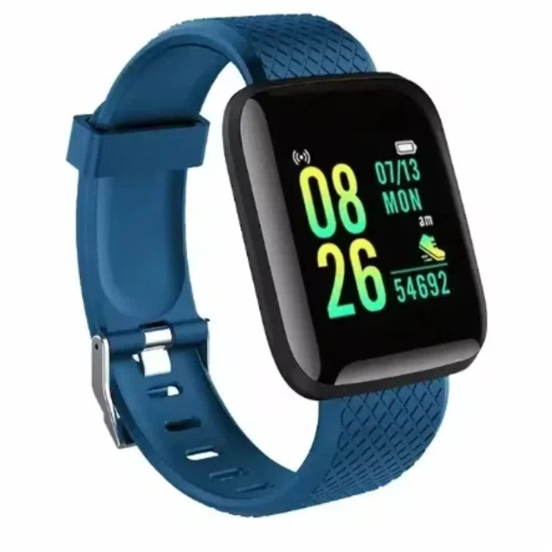 Smart Watch For Men Women Kids Message Remind Music Control Sport Step Calories D13 Smartwatch Alarm Clock 116Plus