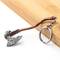 God of War Kratos Axe Key Chain Guardian Shield Sword Pendant Keychain for Women Men Fans Car Keyring Jewelry