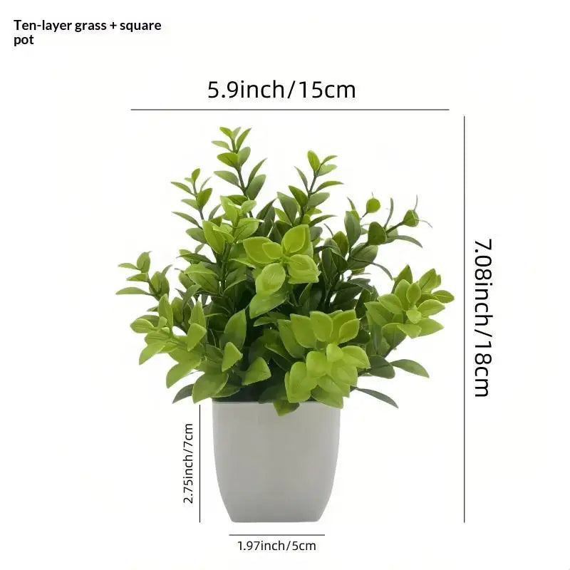 Artificial Potted Plants With Lifelike Foliage And No Maintenance