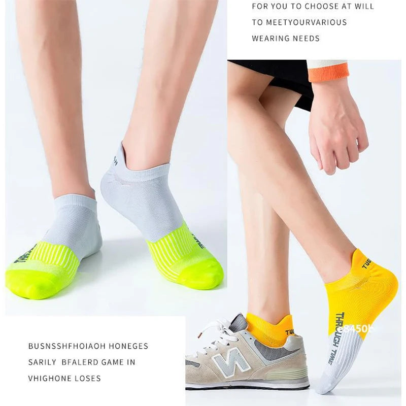 10 Pairs/Lot High Quality Men's Ankle Socks Athletic Fitness Running Socks Breathable Spring Summer Mesh Casual Short Sock Gifts