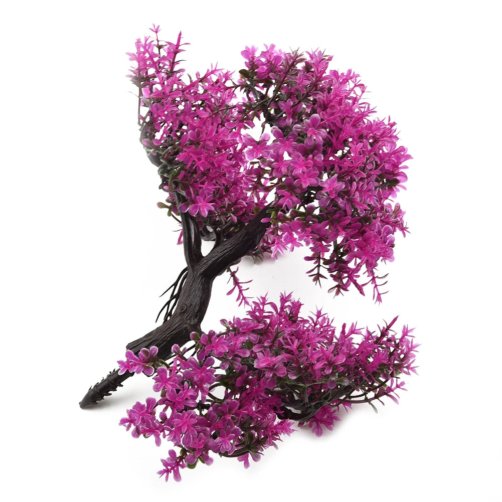 Artificial Plants Bonsai Small Tree Pot Fake Plant Flowers