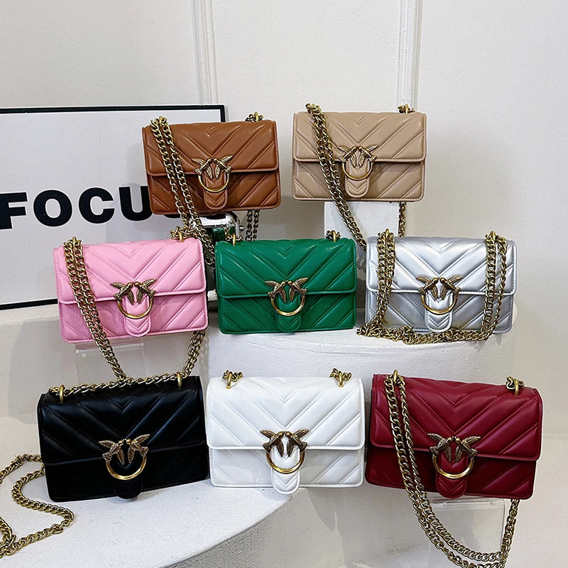 Elegant Mini Handbag for Women Compact Sleek Design Premium Material Perfect for Dates Evening Events Quick Errands