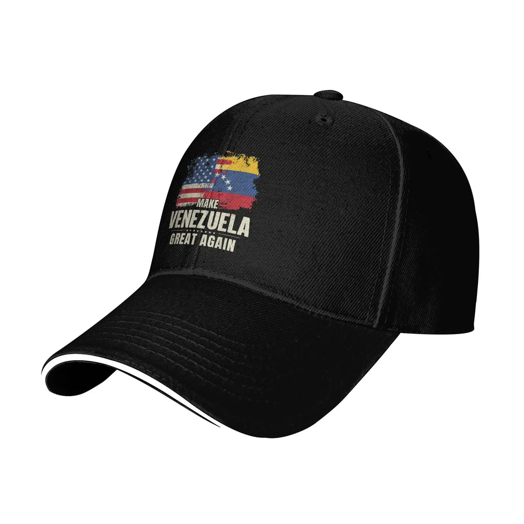 Make Venezuela Great Again Flag Baseball Cap  y2k Cute Female Male Trucker Hat Hot Sale Print Hunting Camping Snapback Cap Gift