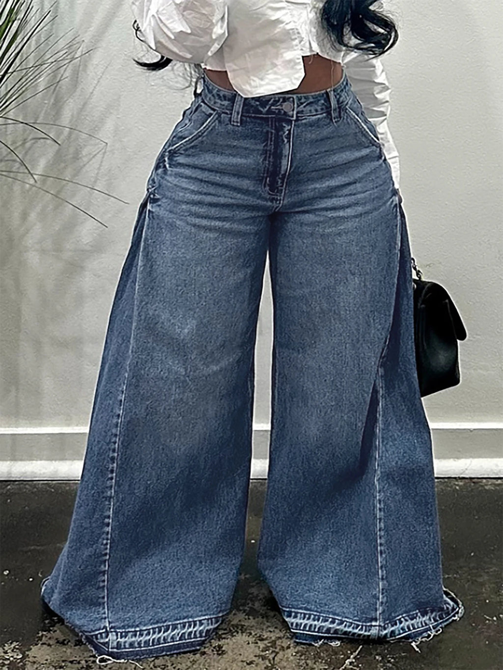 Vintage Wide-Leg Jeans for Women