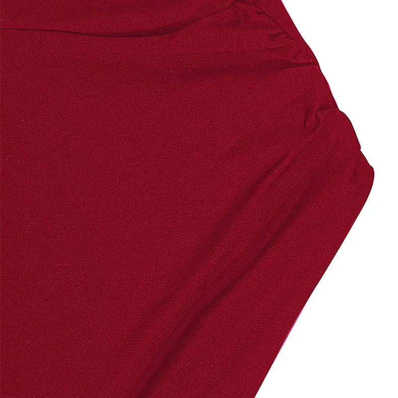 Women's Dresses Autumn New Sexy One-Shoulder Red Dress Streetwear Fashion Casual Slim Elegant Female Club Knitted Dress Clothing