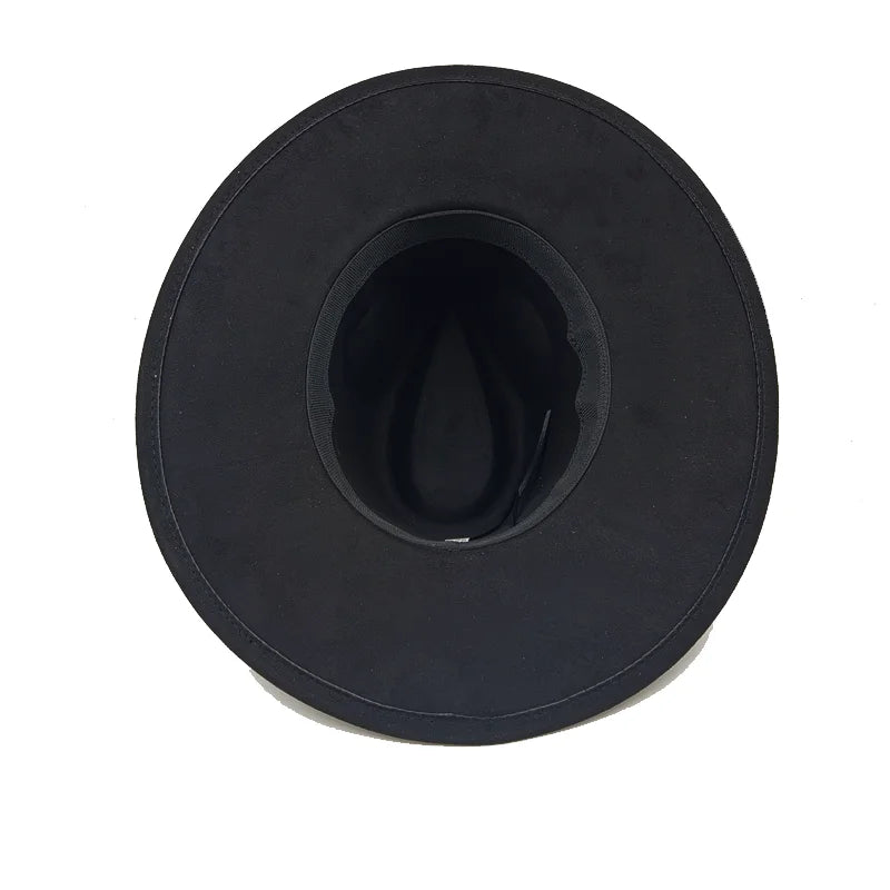 Gorras Para Hombres Three styles Suede Hat Water drop hat 9.5cm Wide Brim Fedora Hat Women's Autumn and Winter Felt Jazz Hat