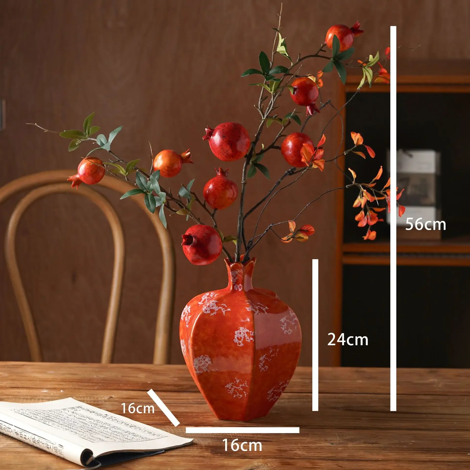 Ceramic Vase Ornament Living Room Flower Arrangement