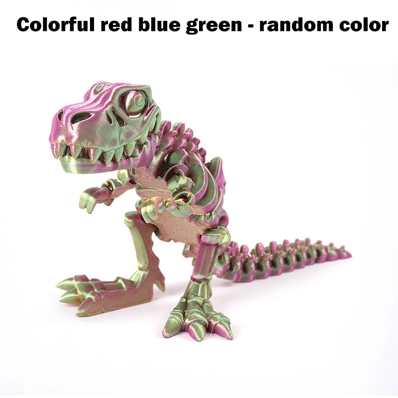 3d Printed T Rex Animals Miniature Figurines Dinosaurs Toy Child Anti-stress Birthday Gifts Children for Guests Surprises Gift