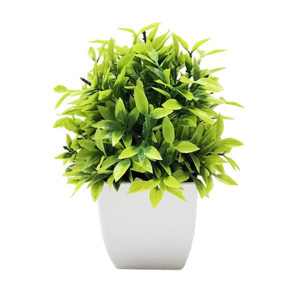 False Plants With Pot Potted Flowers Table Pulp Pot Garden Outdoor Decor