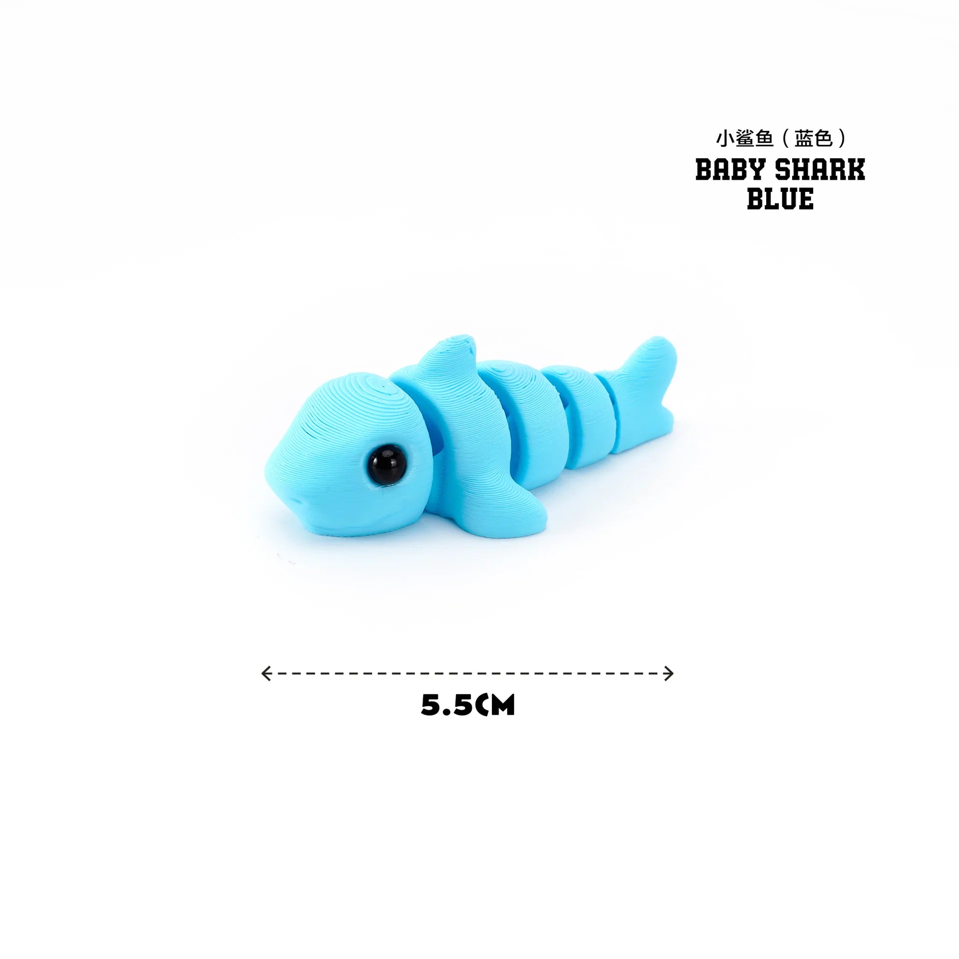 3D Printed Marine Animals Multi-Joint Rotatable Fidget Toys Office Desktop Ornament Home Decor Animal Model Figurine Car Decor